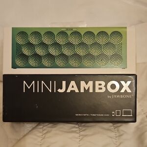NIB Mini Jambox Green Portable Speaker
